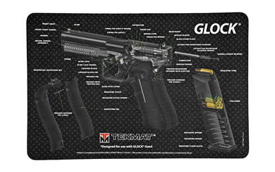 TEKMAT CUTAWAY PISTOL MAT FOR GLOCK BK