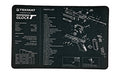 TEKMAT PISTOL MAT FOR GLOCK BLACK