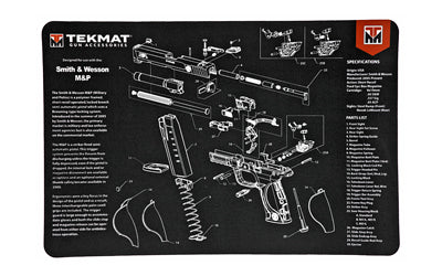 TEKMAT PISTOL MAT S&W M&P BLACK