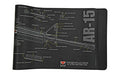 TEKMAT CUTAWAY RIFLE MAT AR15 BLACK