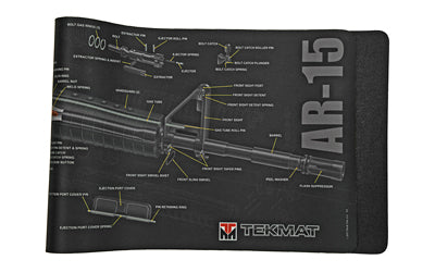 TEKMAT CUTAWAY RIFLE MAT AR15 BLACK