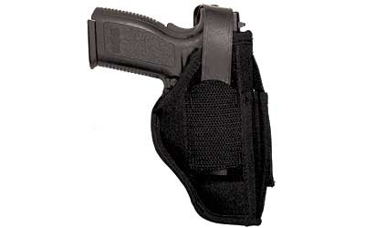 UNCLE MIKE'S AMB HIP HOLSTER W/POUCH SZ 15 BLACK