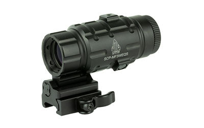 LEAPERS UTG 3X MAGNIFIER W/FTS QD MOUNT