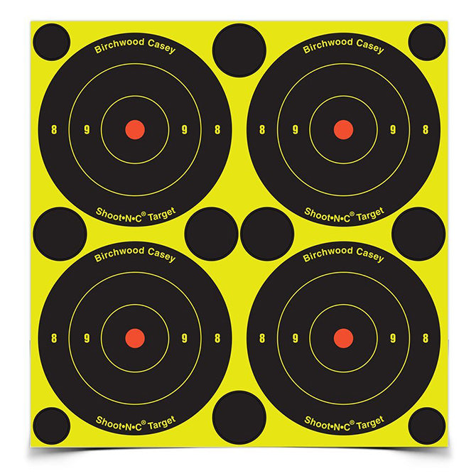 ACTION TARGET Shoot-N-C 3" Bullseye 240 Tgts 600 Pstrs