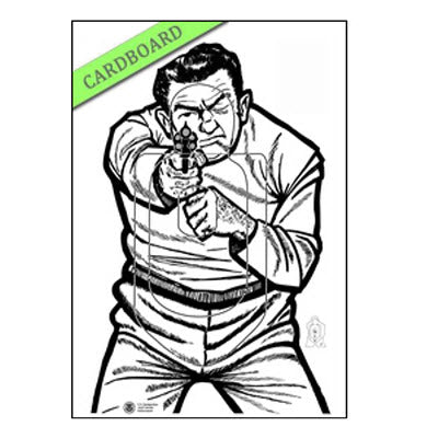 ACTION TARGET 2009 ICE-QT "Thug" Cardboard Target