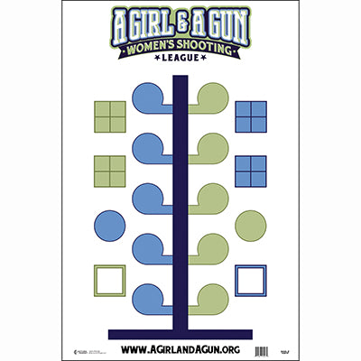 Action Target A Girl & A Gun Training Target #2