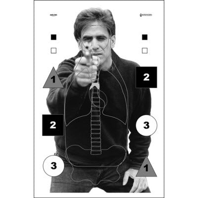 Action Target Vital Anatomy Photo Target + FBI-Q Scoring