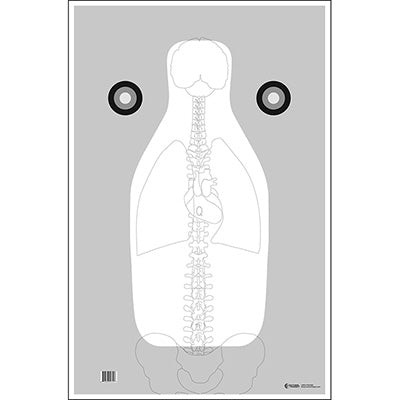 Action Target All Weather FBI Q Target w/ Vital Anatomy - Version 2