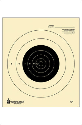 Action Target NRA 25-Yard Slow Fire Pistol Target (B-16)
