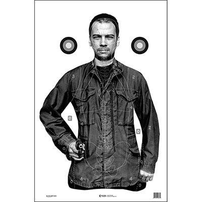 Action Target B-21E Vital Anatomy Qualification Target