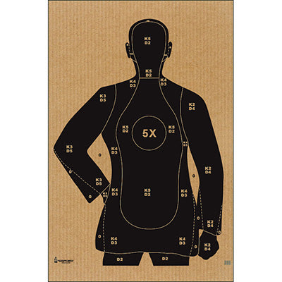 Action Target B-21X Cardboard Target
