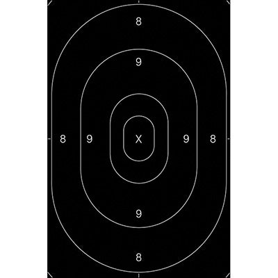 Action Target B-27 Target Repair Center (Black)