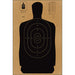 Action Target B-27 Cardboard Target (Black)