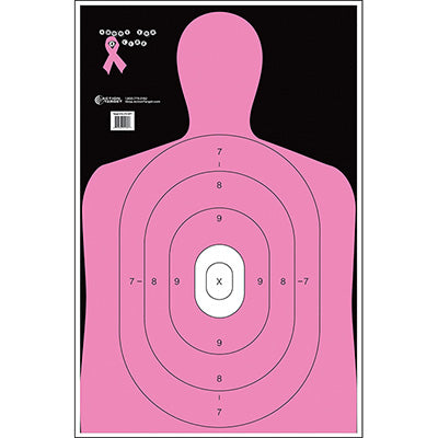 Action Target B-27E "Shoot for the Cure" Breast Cancer Target (Pink)