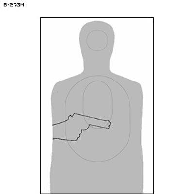 Action Target Oklahoma CLEET B-27 Target