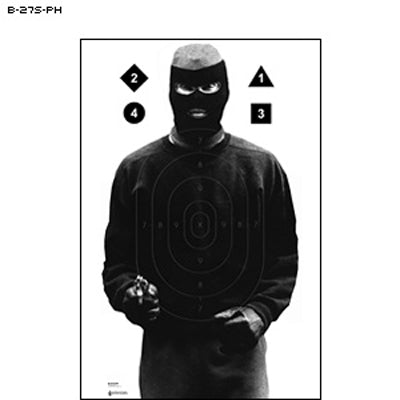 Action Target Full Size B-27F Photo Target