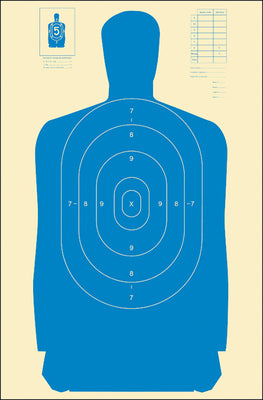 Action Target B-27 Standard Target (Blue)