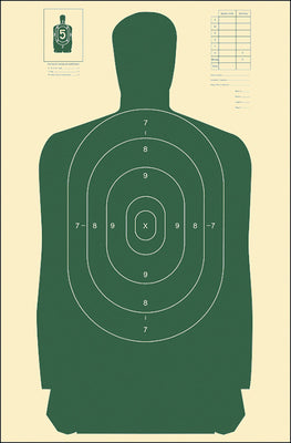 Action Target B-27 Standard Target (Green)