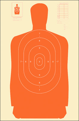 Action Target B-27 Standard Target (Orange)