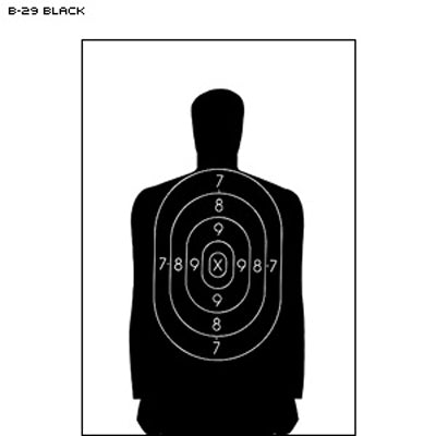 Action Target B-29 Qualification Target (Black)