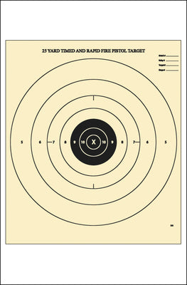 Action Target B-8 25-Yard Timed and Rapid Fire Target
