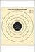 Action Target 25-Yard Timed and Rapid Fire Pistol Target on Tag Paper (B-8)
