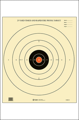 Action Target B-8 25-Yard Timed and Rapid Fire Target (Orange Center)