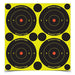 Action Target Shoot-N-C 3" Bull's-Eye, 240 Targets - 600 Pasters