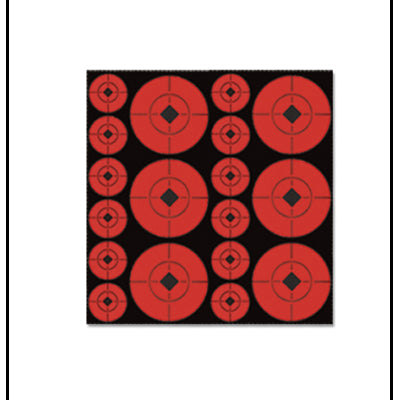 Action Target 2" Orange Self-Adhesive Target Spots (10 Sheets)