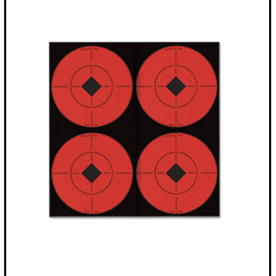 ACTION TARGET 3" Orange Self-Adhes Tgt Spots 10 Sheets