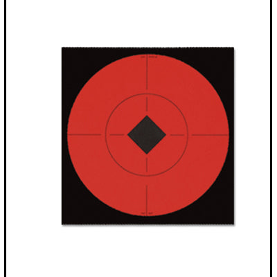 ACTION TARGET 6" Orange Self-Adhes Tgt Spots 10 Sheets