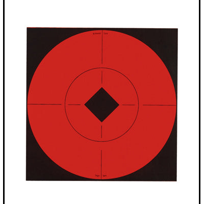 Action Target 8" Orange Self-Adhesive Target Spots (10 Sheets)