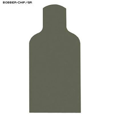 Action Target Green Chipboard Military E-Silhouette Bobber Target