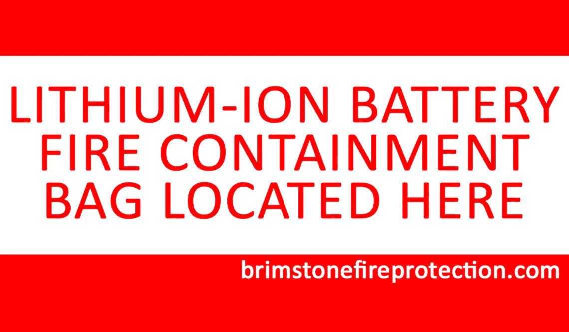 Brimstone Lightweight Lithium-Ion Battery Fire Containment Blanket- 10' x 10'
