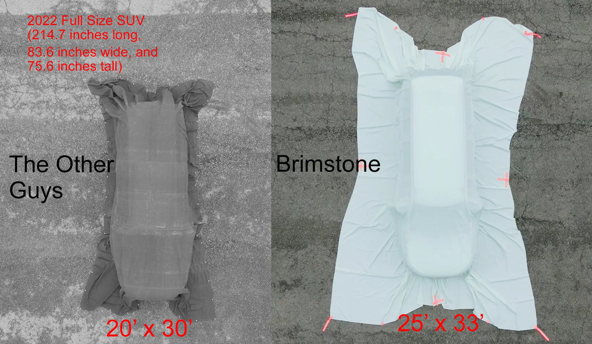 Brimstone EV Fire Suppressor Blanket XL™ - 25’ x 33’