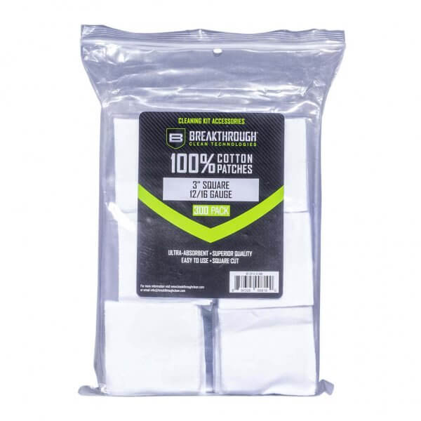 ACTION TARGET 3" Cotton Patches 300pcs w/Tray