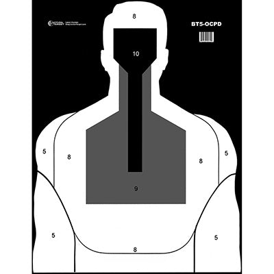 Action Target Oakland (CA) PD Modified BT-5 Qualification Target