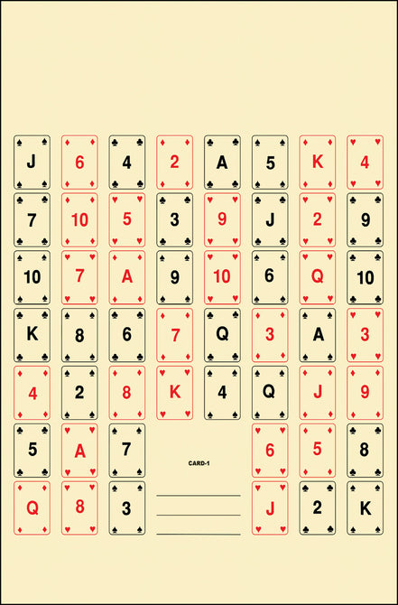 Action Target - Playing Card Paper Targets — Pelican Supply