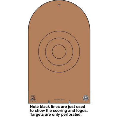 Action Target Official NRA D-1 Cardboard Target