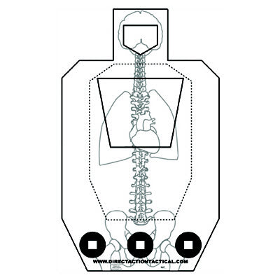Action Target Defensive Engagement Cardboard Target