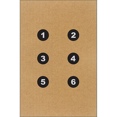 Action Target DEA Cardboard Dot Command Training Target