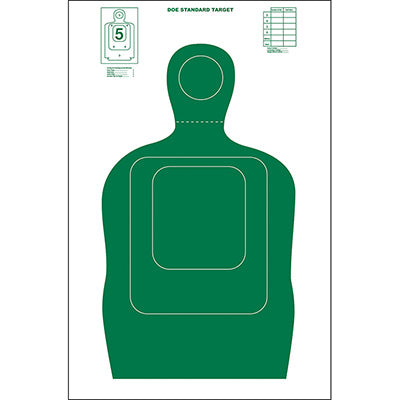 Action Target DOE Cardboard Target