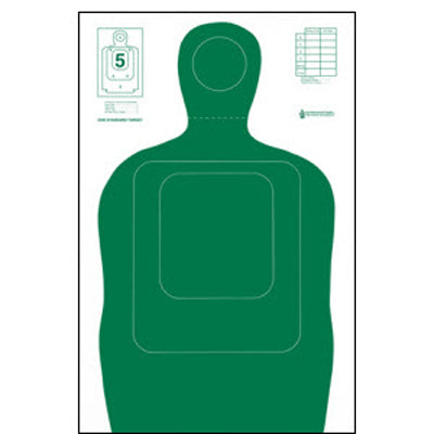 Action Target US Dept. of Energy TQ-15 Qualification Target - ALL WEATHER RESISTANT TARGET ON HEAVY PAPER