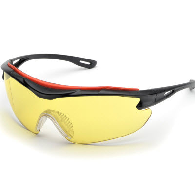 Action Target Elvex Brow-Specs Shooting Glasses (Amber - Anti-Fog)
