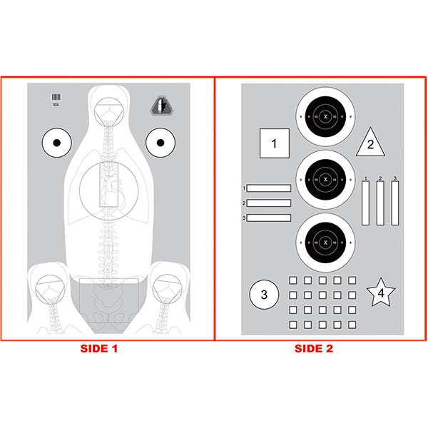 Action Target Elishewitz 2 Sided Defensive Training Target Version 2