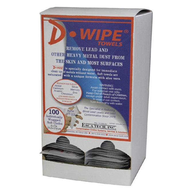 ACTION TARGET ESCA Tech D-Wipe Single Towelettes 100