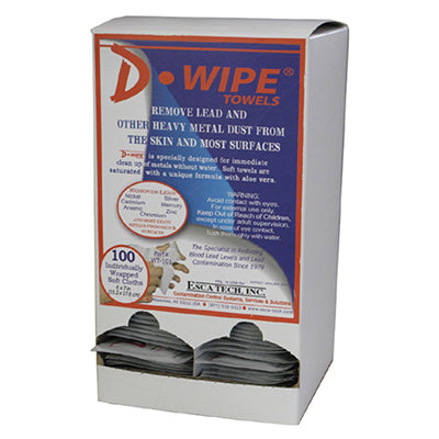 Action Target ESCA Tech D-Wipe Single Towelettes - Box of 100