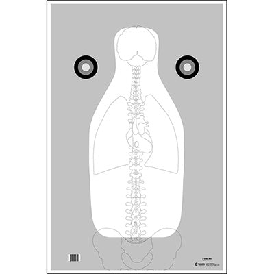 Action Target FBI Q Target w/ Vital Anatomy - Version 2