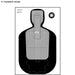 Action Target Milwaukee Co. (WI) Sheriff's Office TQ-19 Qualification Target w/ Vital Anatomy