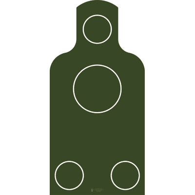 Action Target US Air Force Basic Arms Training Course Target